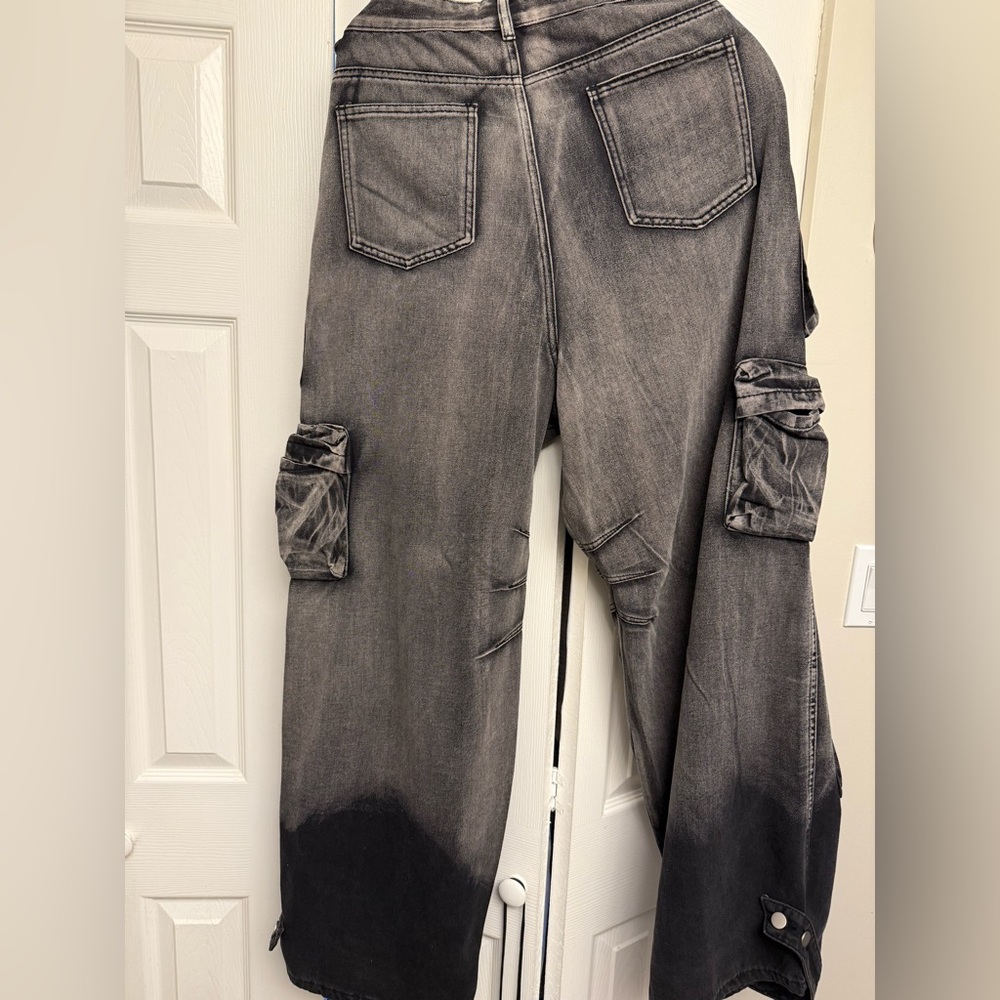 Stylish Black Wide Leg Jeans